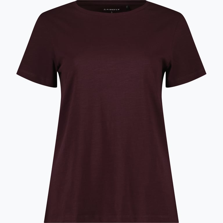 Firefly Sandra Slub W t-shirt Röd