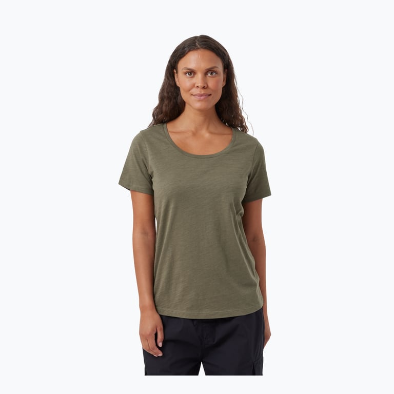 Firefly Sandra Slub W t-shirt Grön