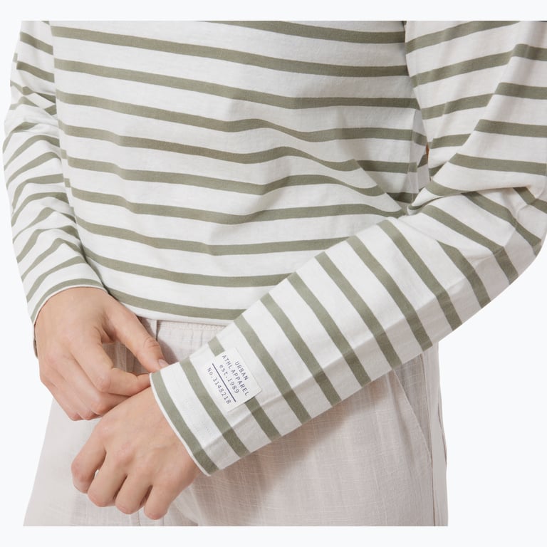 Firefly Ronja Stripe Long Sleeve W t-shirt Grön