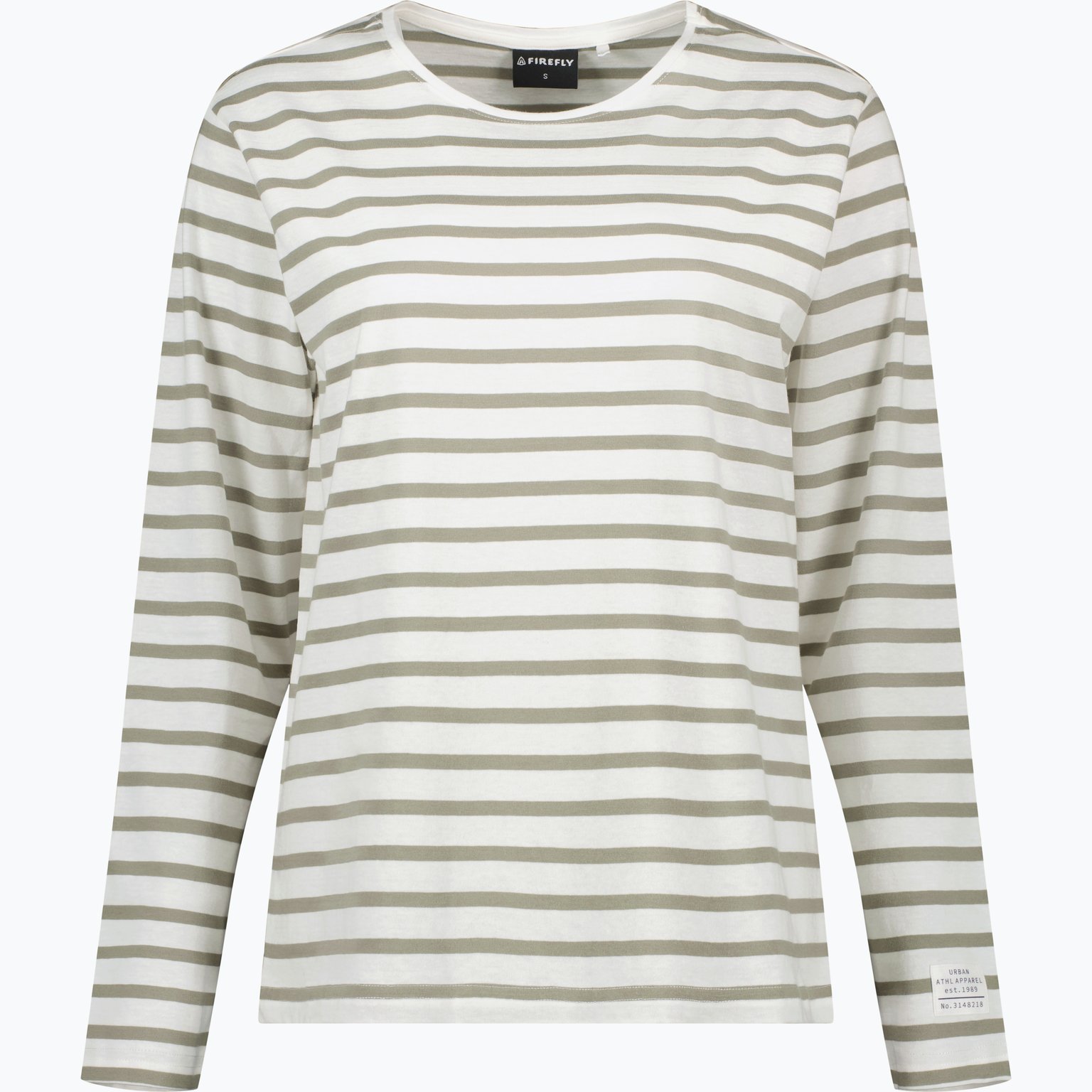 Firefly Ronja Stripe Long Sleeve W t-shirt Grön