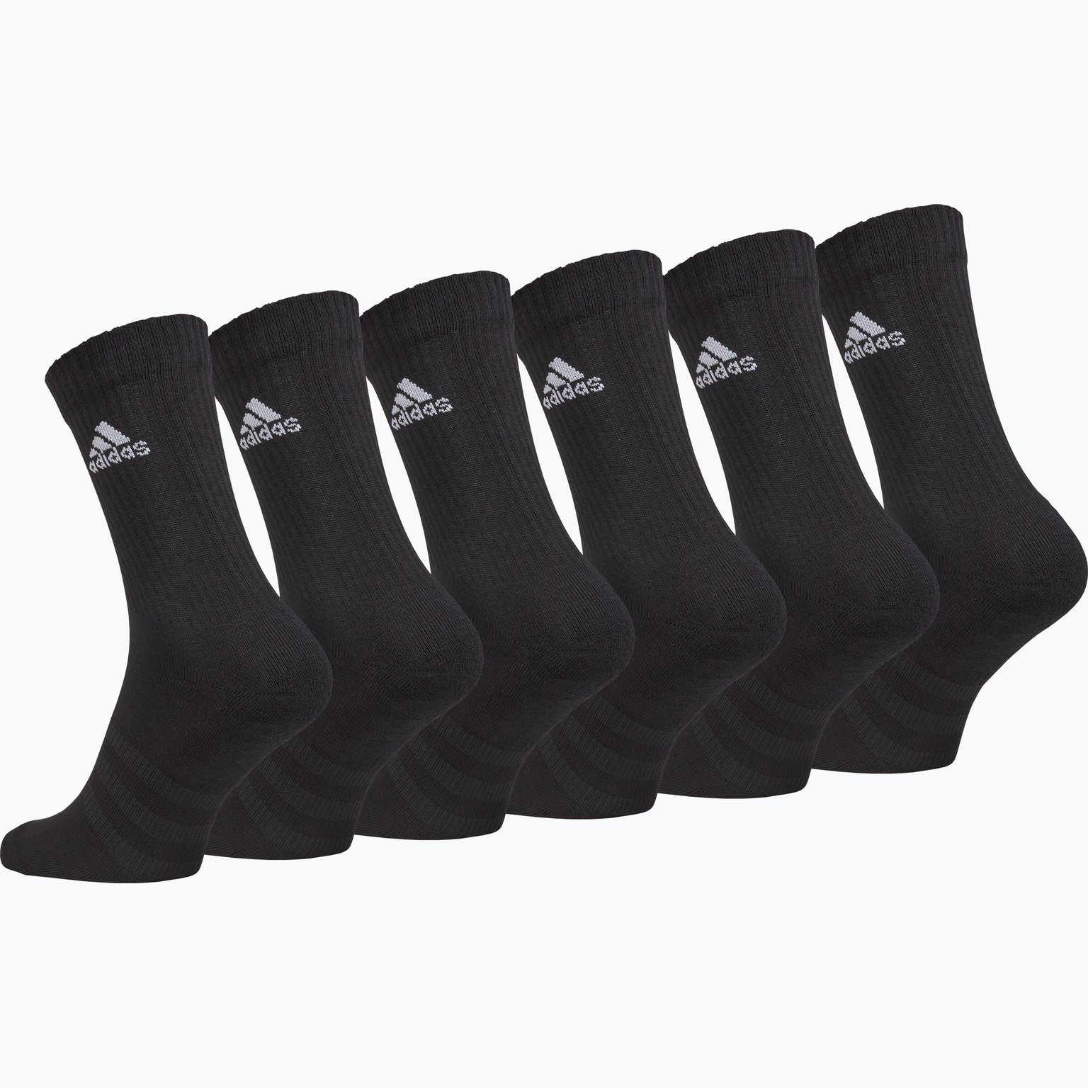 adidas Cushioned Crew 6-pack strumpor Svart