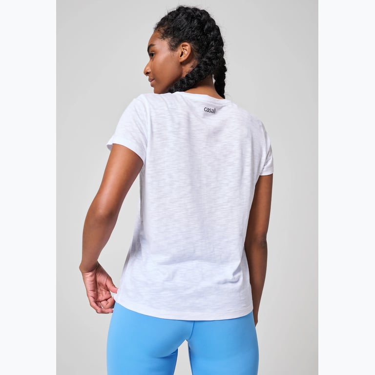 Casall Soft Texture t-shirt Vit