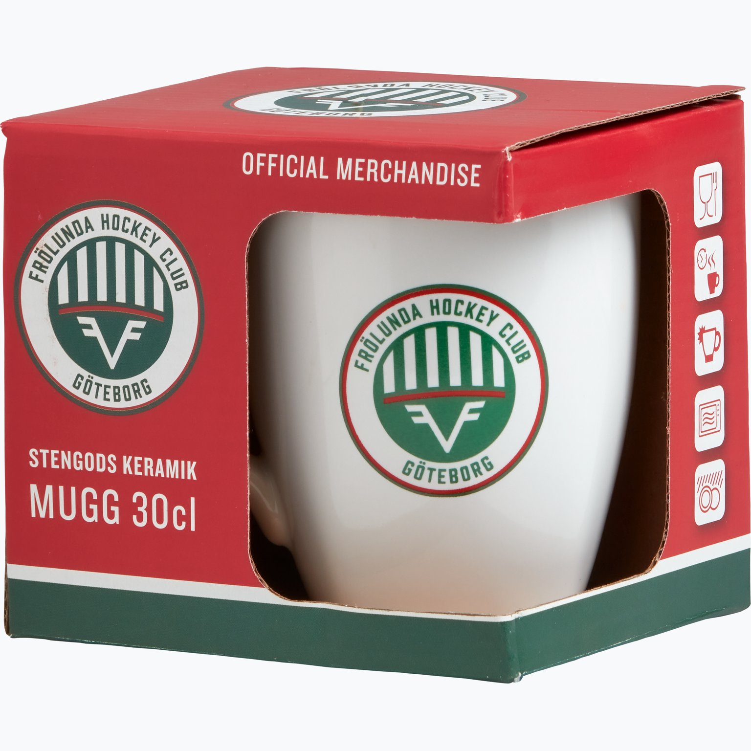 Frölunda Hockey Logo Mugg Vit