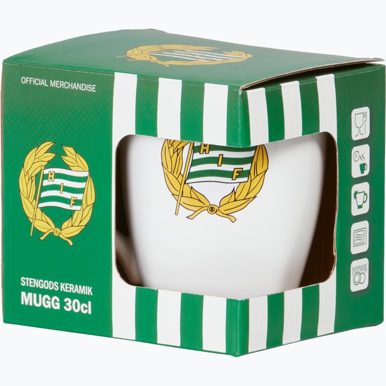 Hammarby Logo Mugg Vit