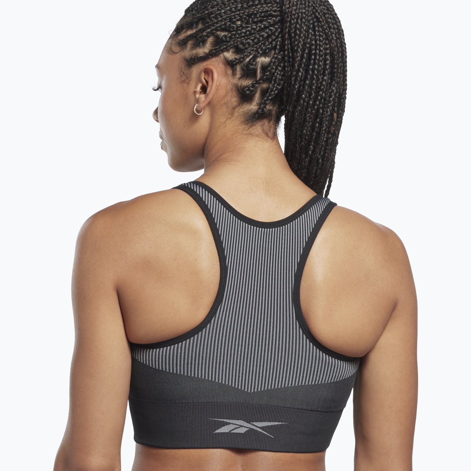 Reebok Yoga Seamless Medium-Support sport-BH Svart