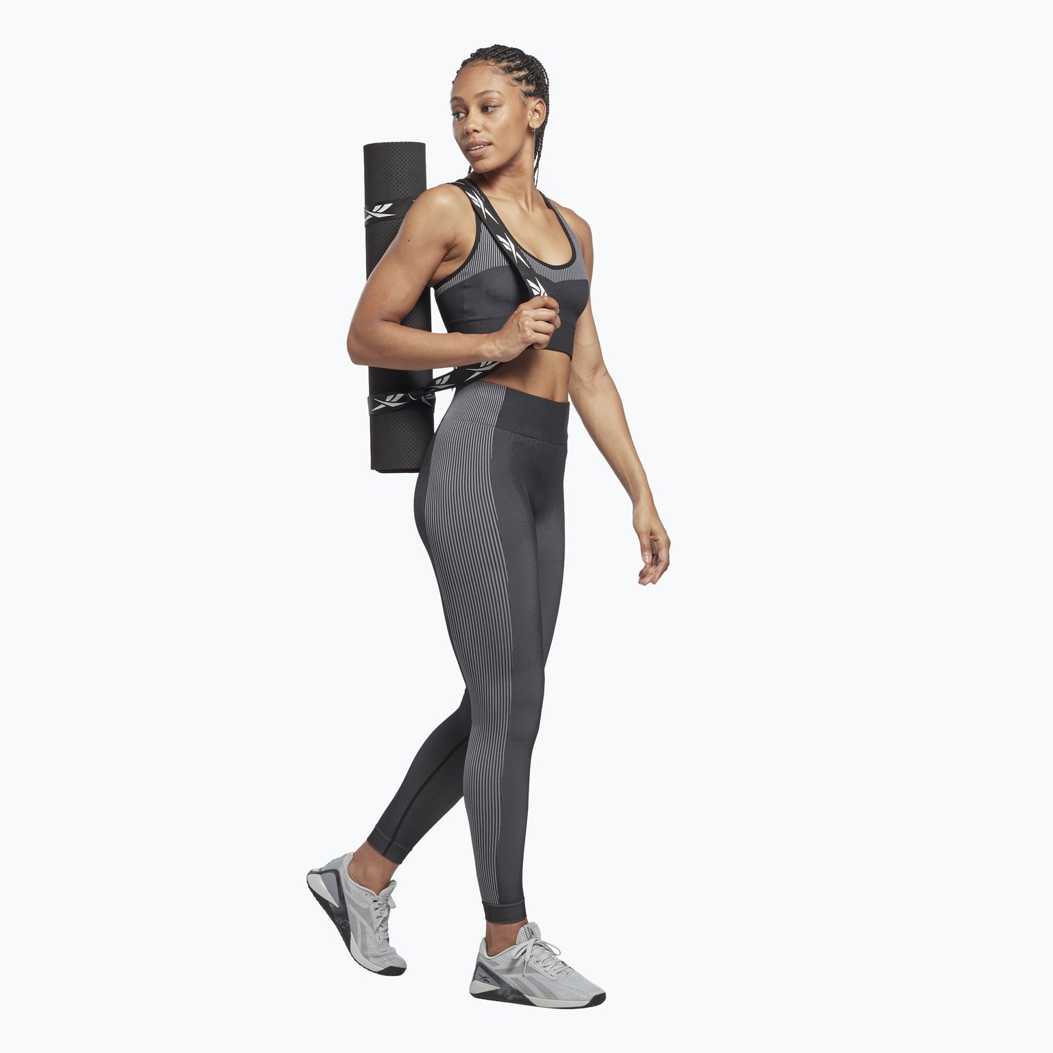 Reebok Yoga High-Waisted Seamless träningstights Svart