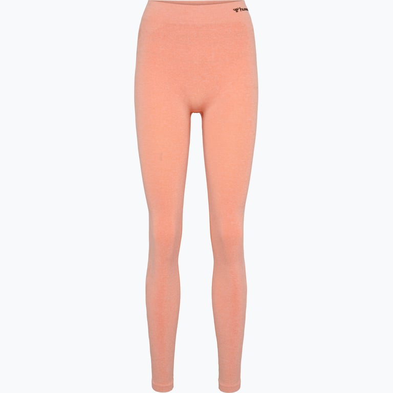 Hummel CL Seamless Mid Waist träningstights Rosa