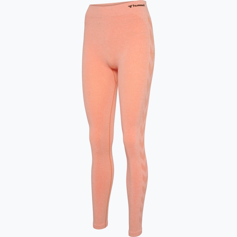 Hummel CL Seamless Mid Waist träningstights Rosa