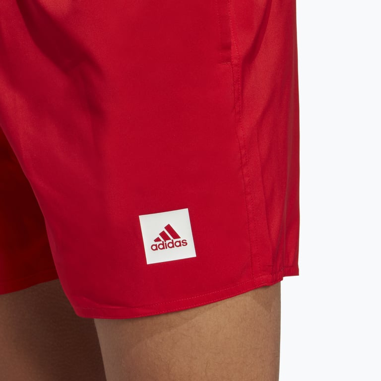 adidas Solid Swim Short M badshorts Röd