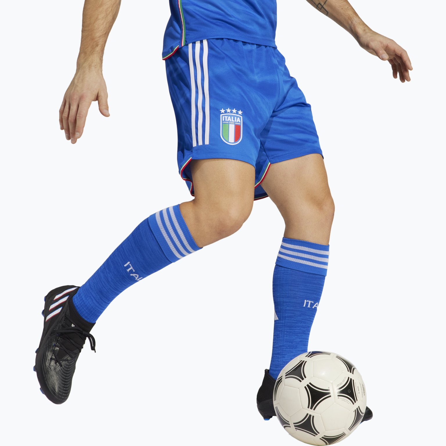 adidas Italy Home 23 M träningsshorts Blå