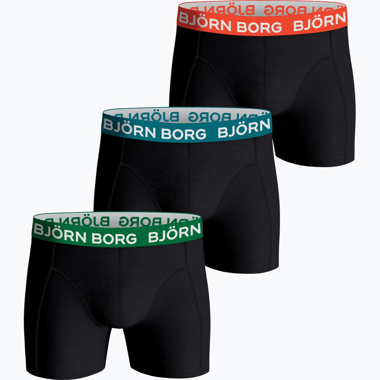 Björn Borg Cotton Stretch 3-pack kalsonger Svart