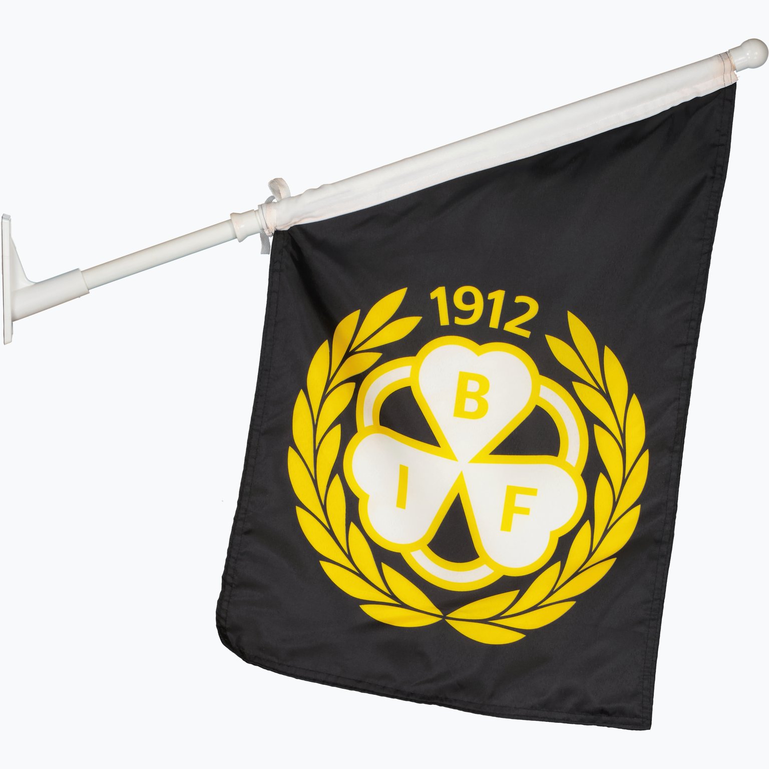 Brynäs IF Fasadflagga 50x70cm Svart