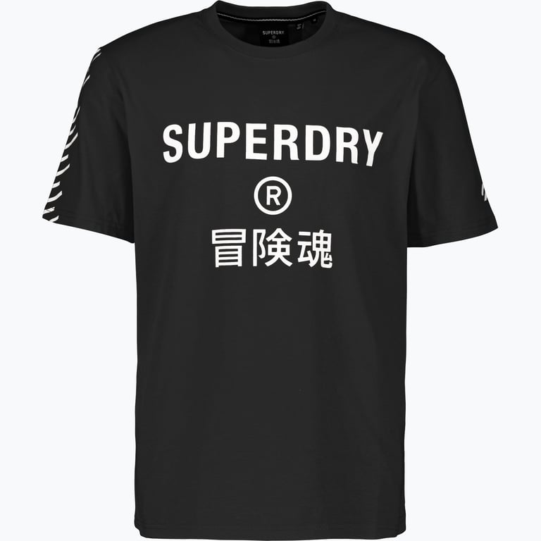 Superdry Code Core Sport t-shirt Svart