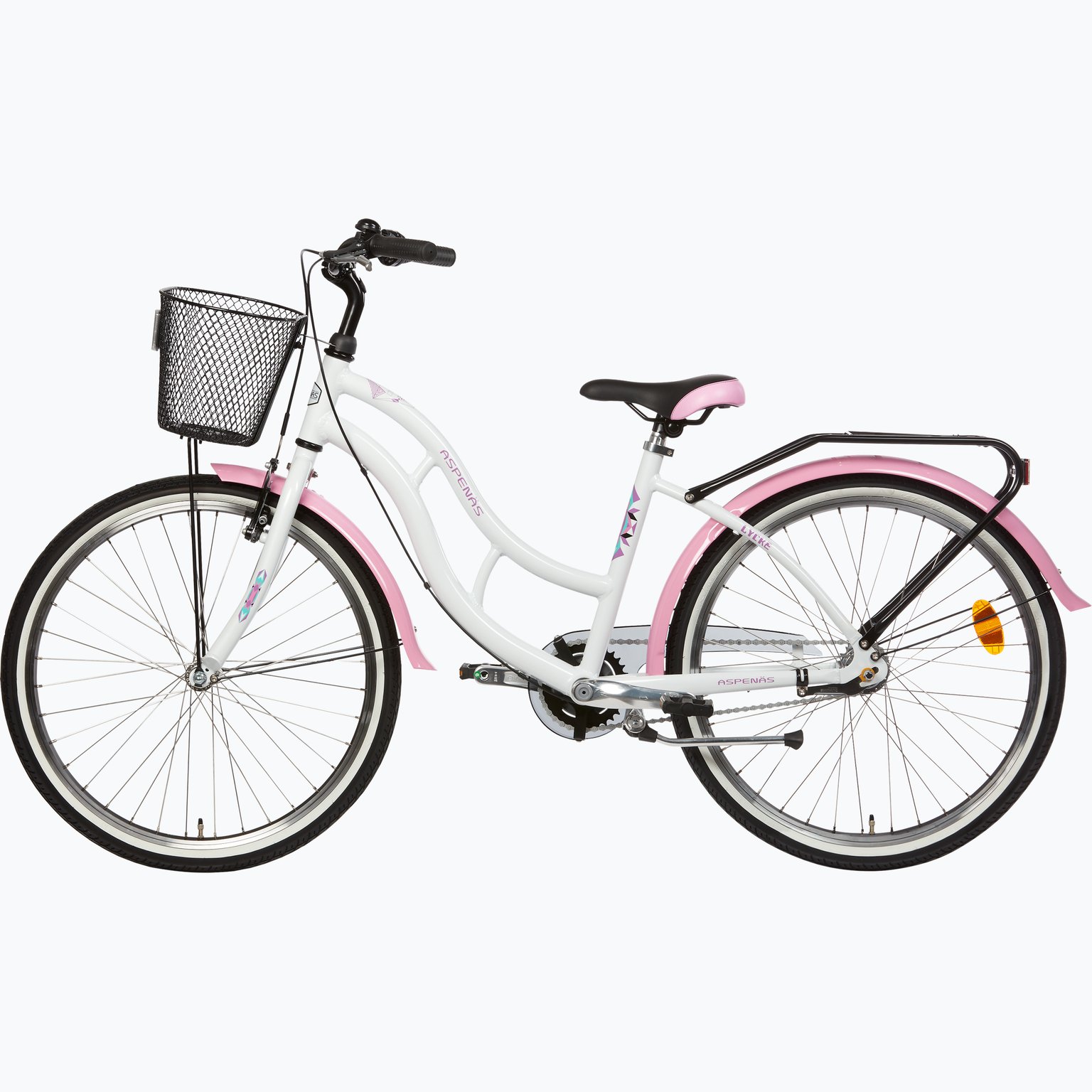 Aspenäs Lycke 24" juniorcykel Vit