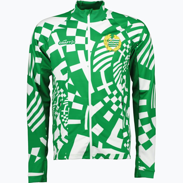 Hammarby Bandera Bajen FZ M jacket Grön