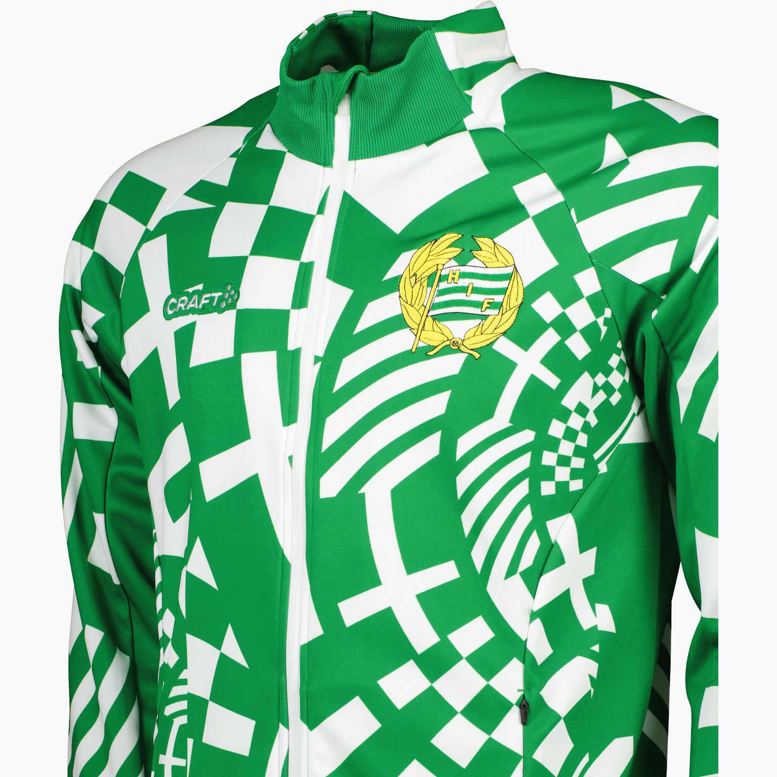 Hammarby Bandera Bajen FZ M jacket Grön