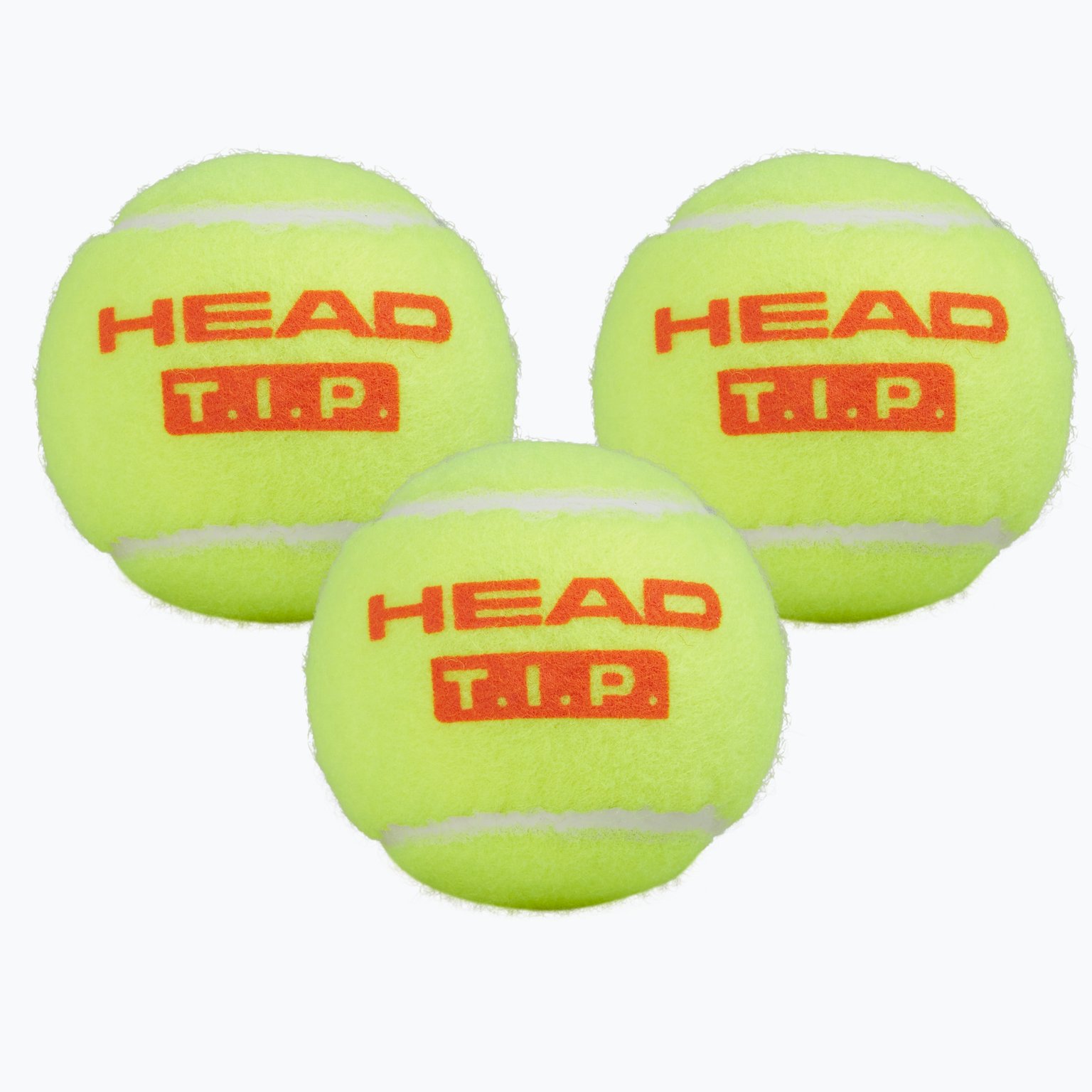 T.I.P. Orange 3-pack tennisbollar 