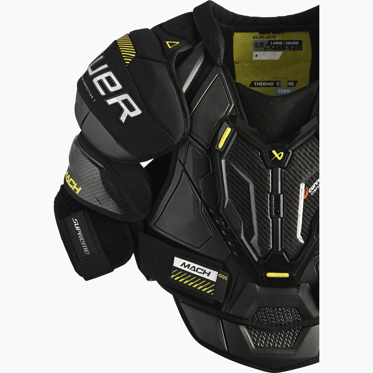 Bauer Hockey Supreme Mach INT axelskydd Svart