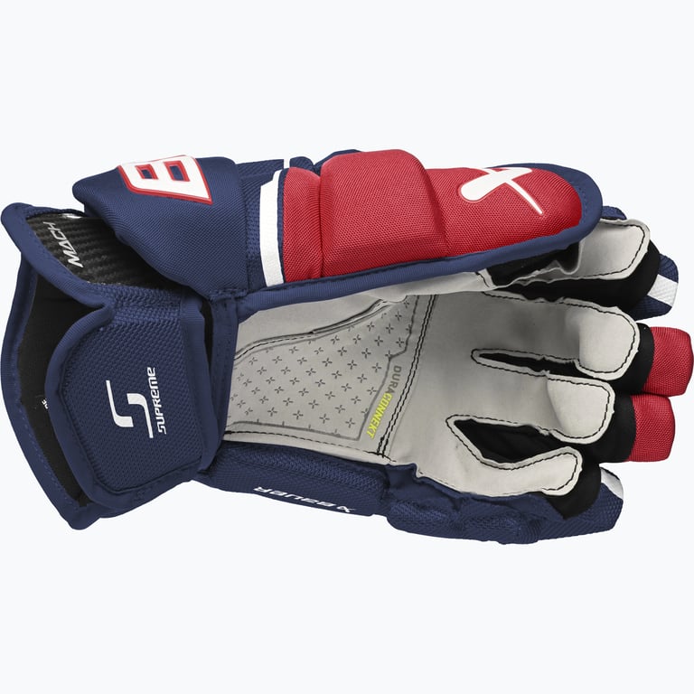 Bauer Hockey Supreme Mach INT hockeyhandskar Blå