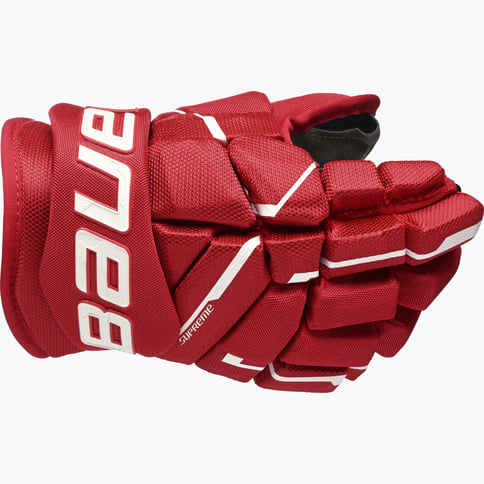 Bauer Hockey Supreme M5 Pro JR hockeyhandskar Röd