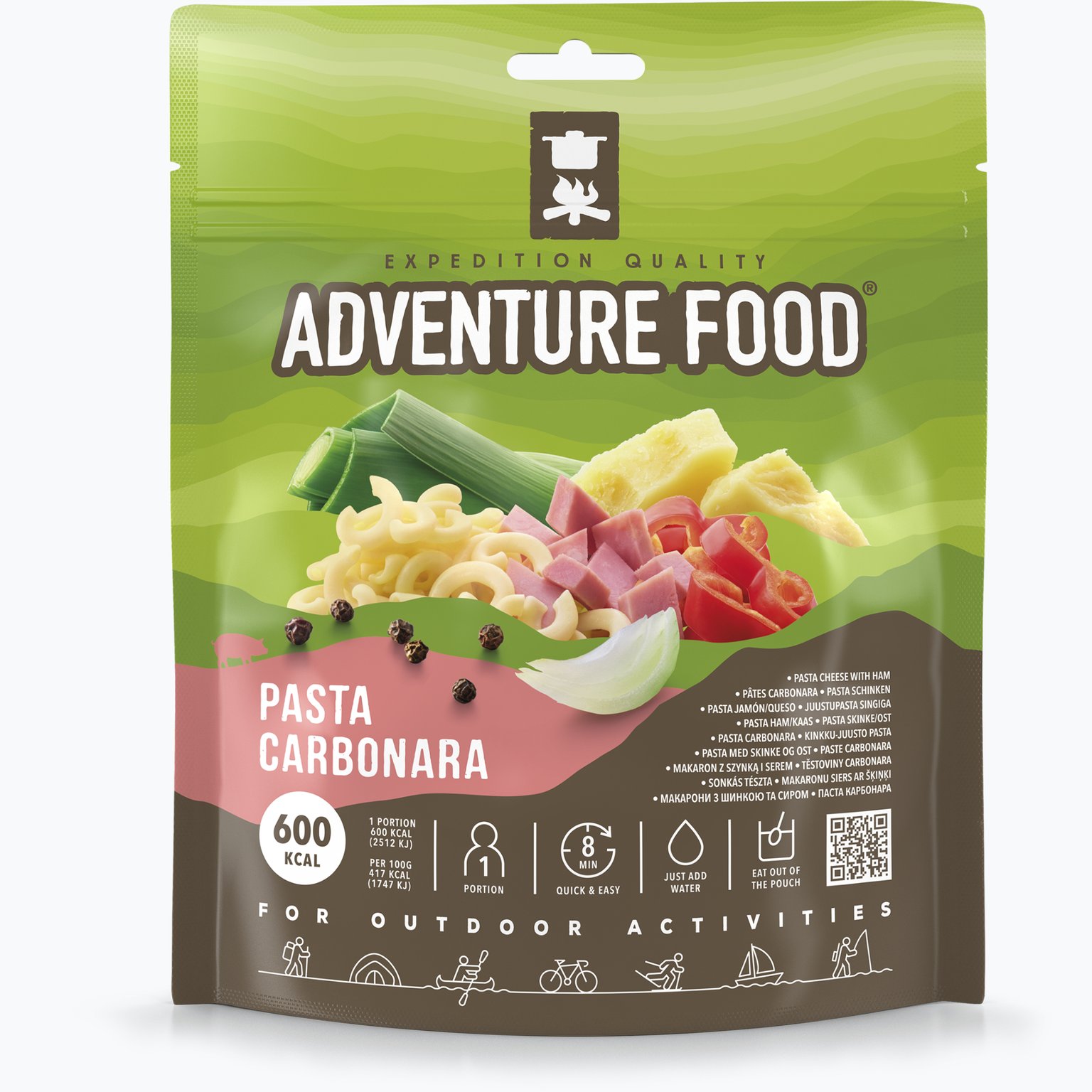 Adventure Food Pasta Carbonara friluftsmat Flerfärgad