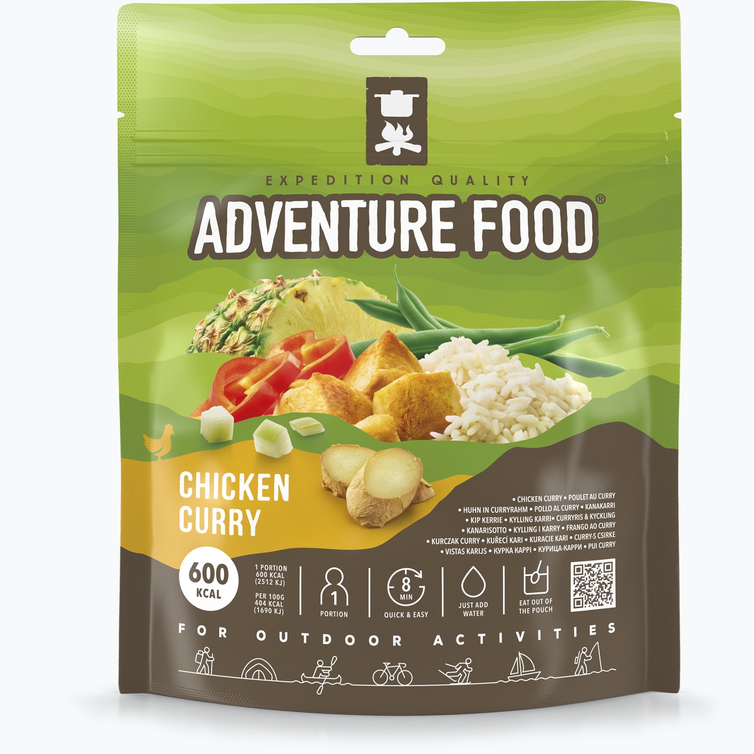 Adventure Food Chicken Curry friluftsmat Flerfärgad