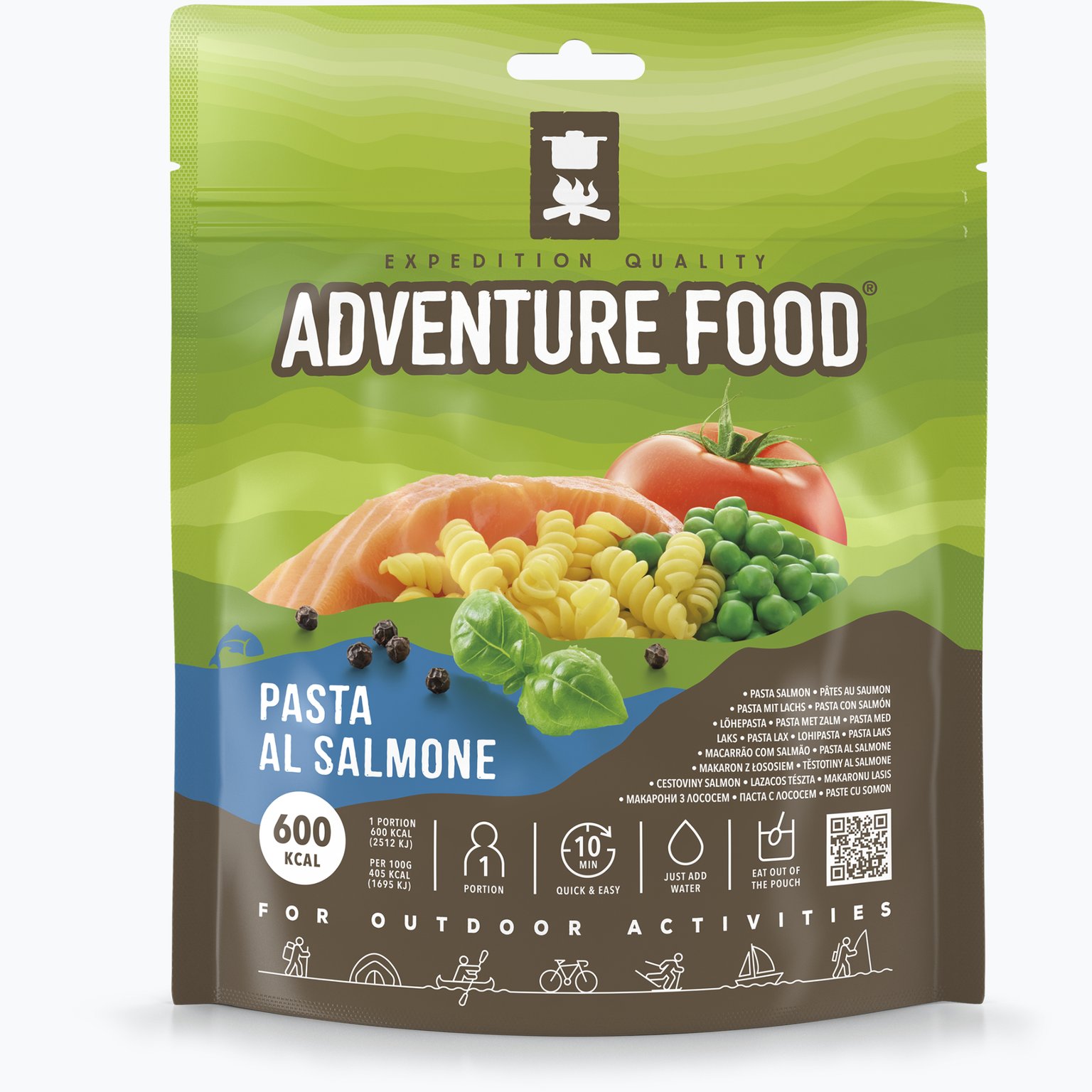 Adventure Food Pasta Salmone friluftsmat Flerfärgad