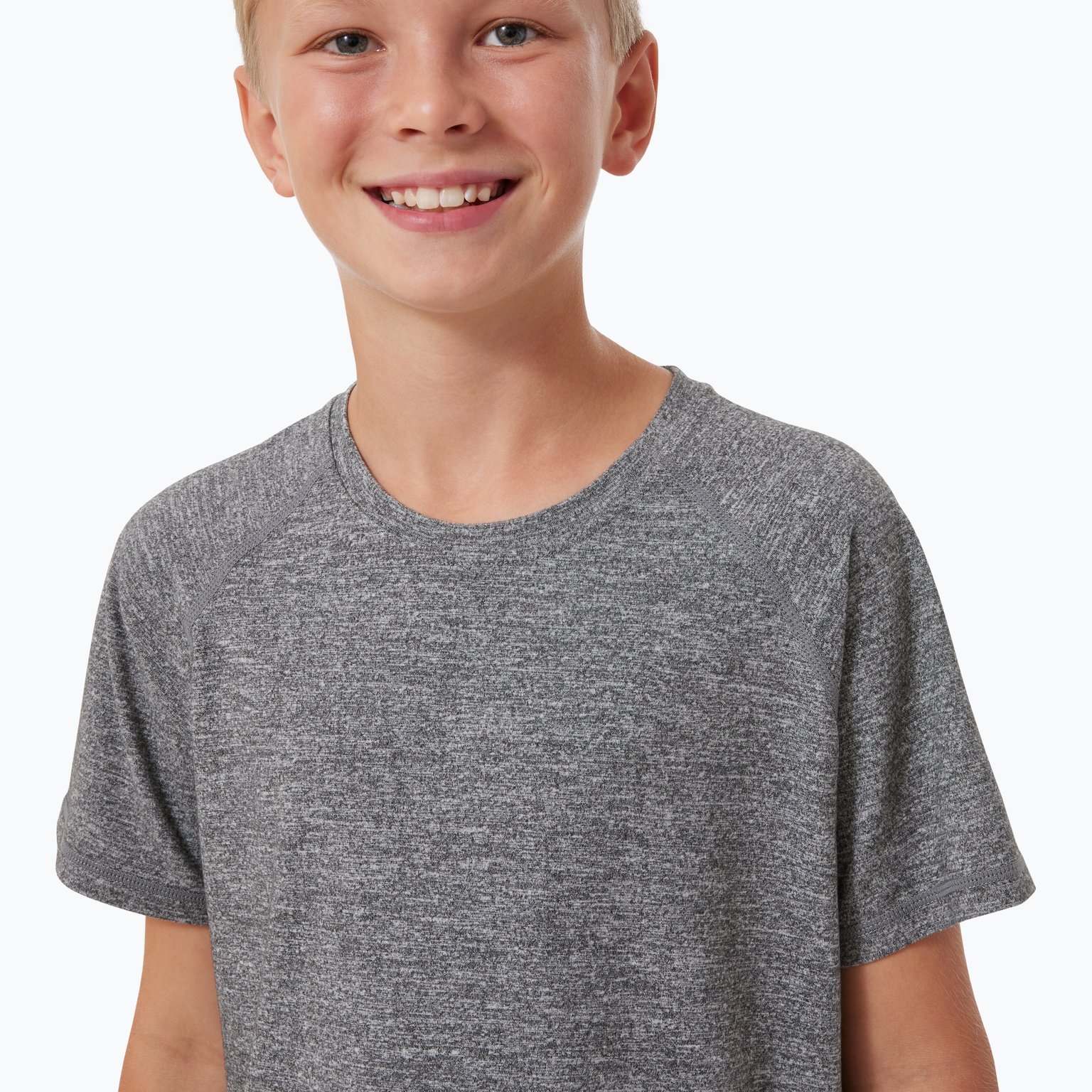 Energetics Basic Melange JR träningst-shirt Grå