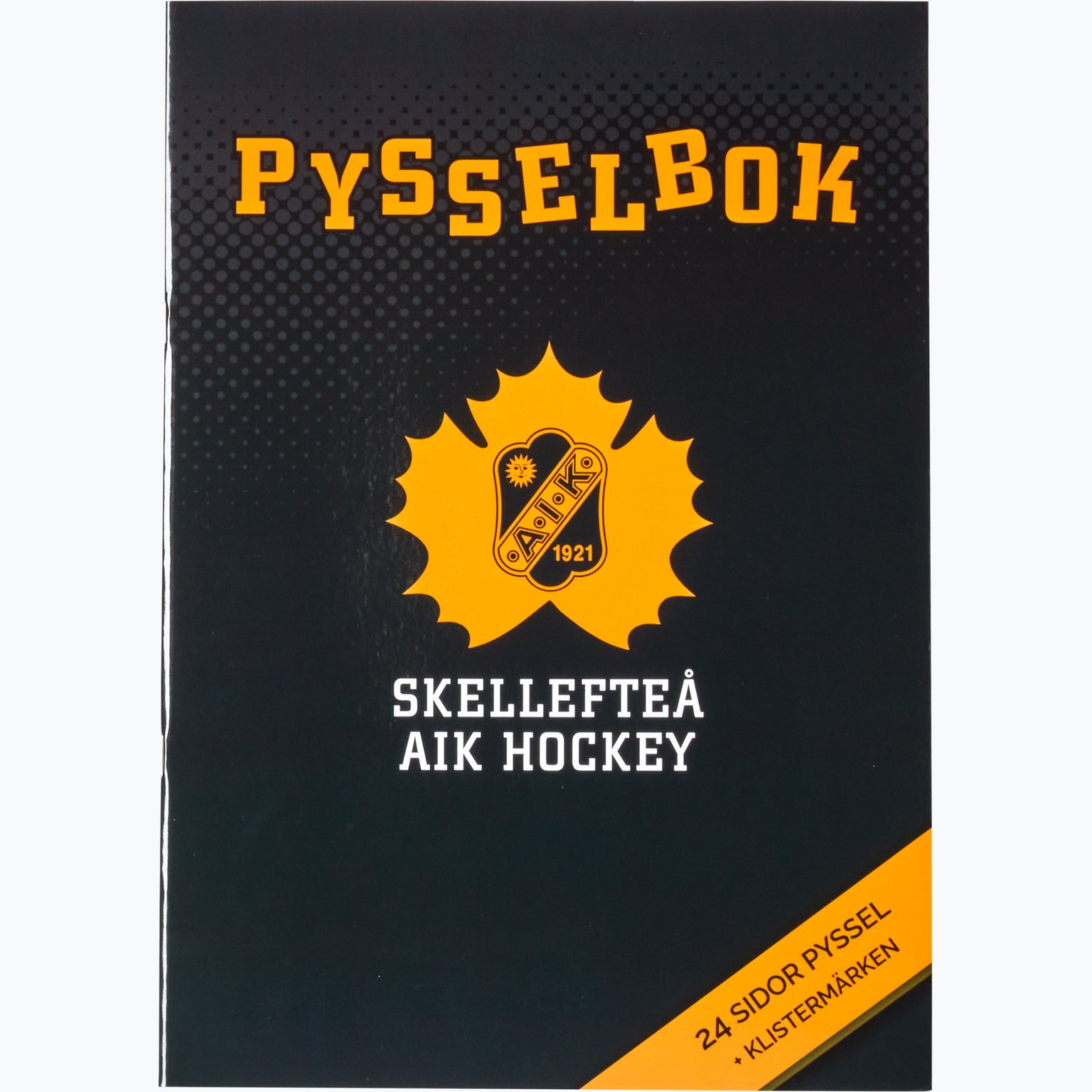 Skellefteå AIK Pysselbok Svart