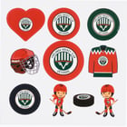 förhandsvisning ikon 1 för Frölunda Hockey FRÖ STICKERS Röd