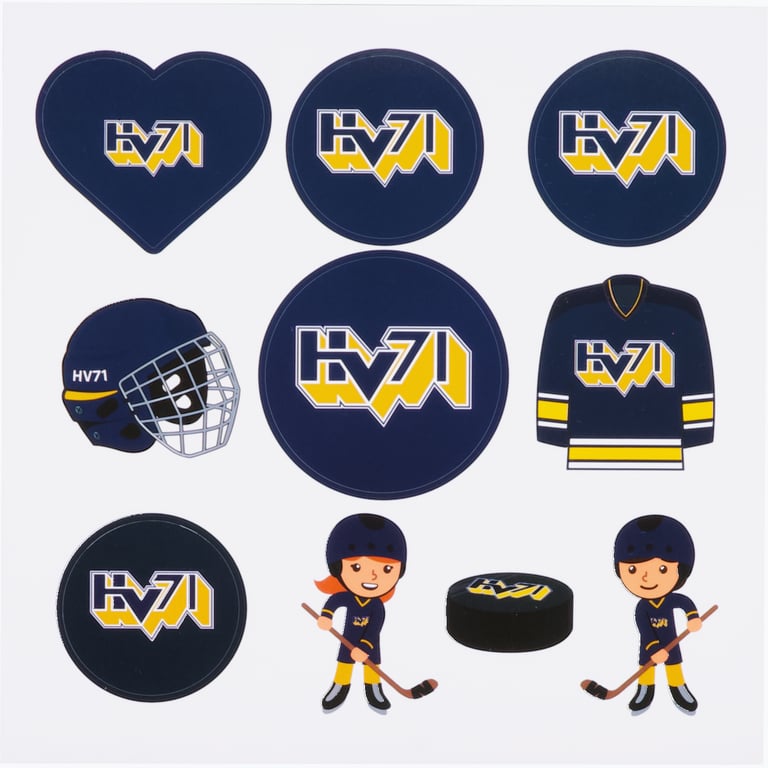 HV71 HV71 Stickers Blå