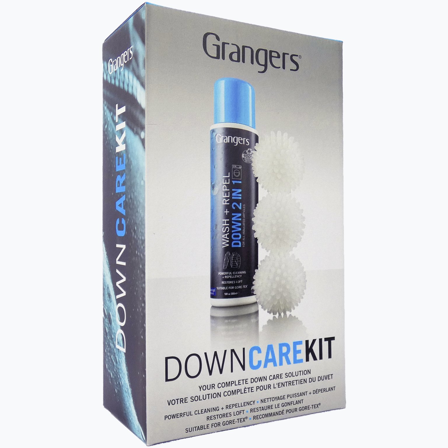 Granger's Down Care Kit Impregnering & tvättmedel Blå