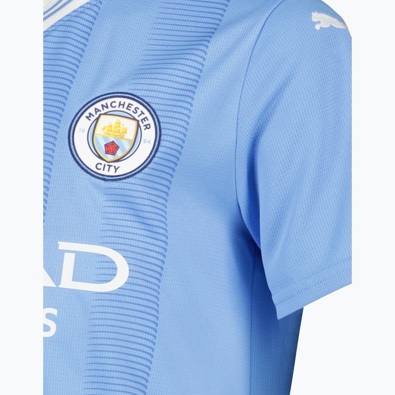 Puma Manchester City FC 23/24 Home JR matchtröja Blå