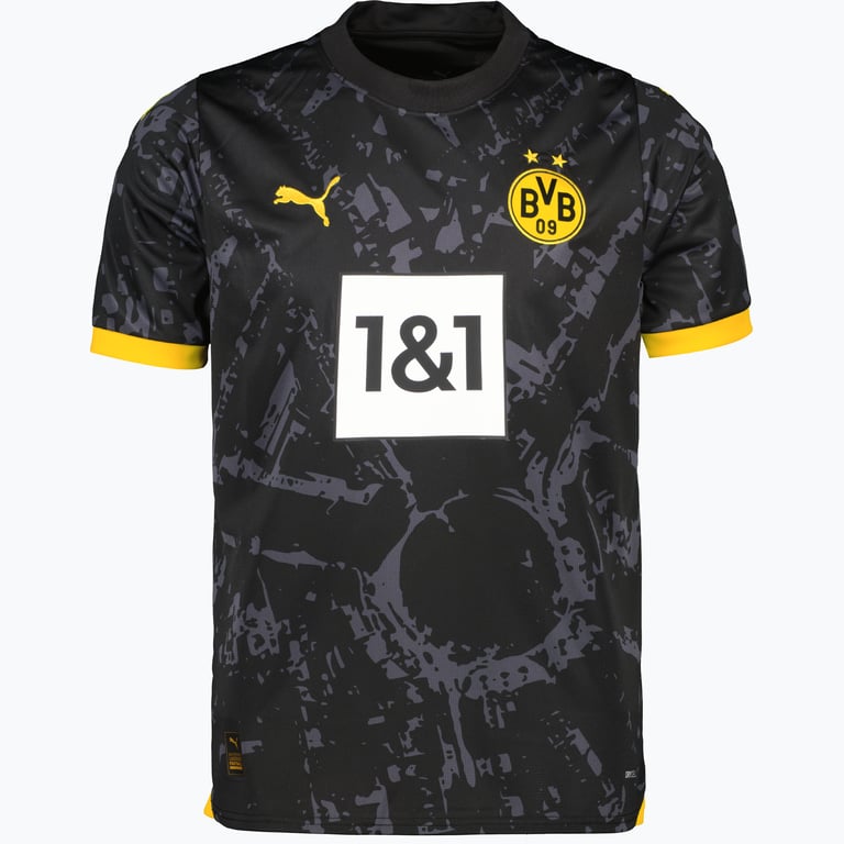 Puma Borussia Dortmund Away 23/24 matchtröja Svart