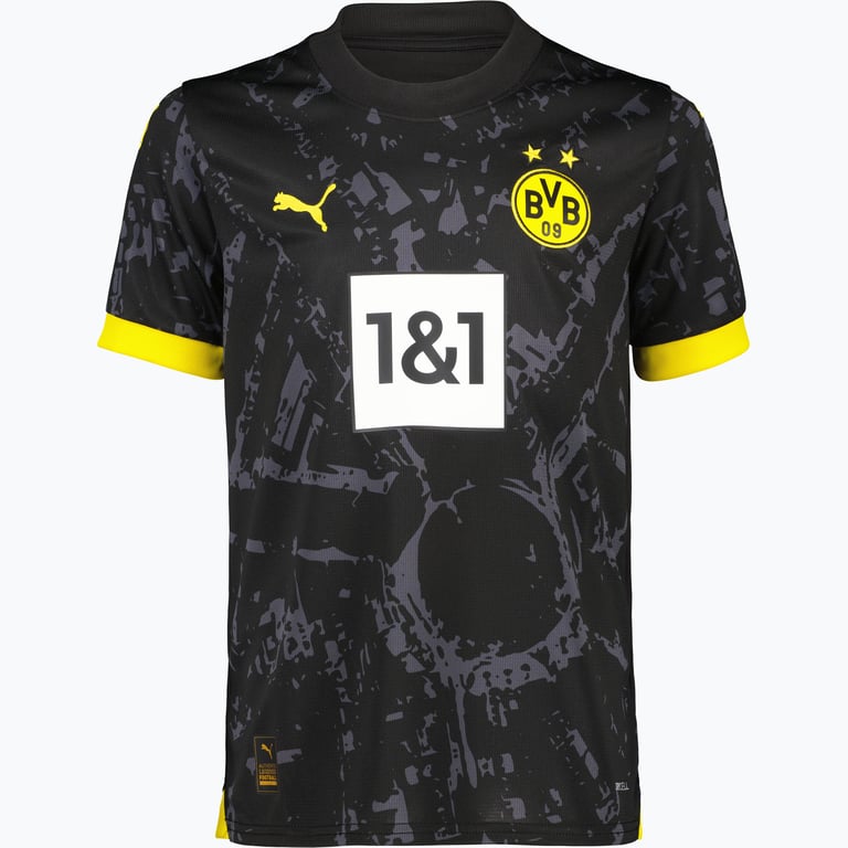 Puma Borussia Dortmund Away 23/24 JR matchtröja Svart