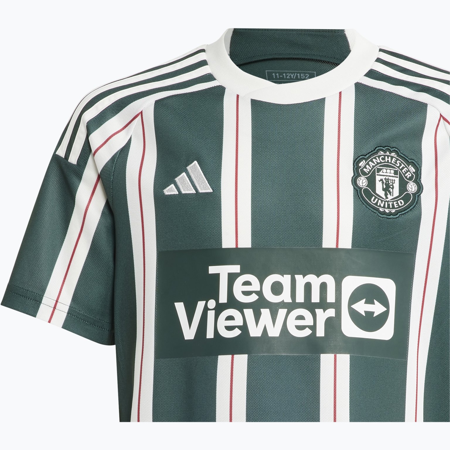 adidas Manchester United 23/24 Away JR matchtröja Grön