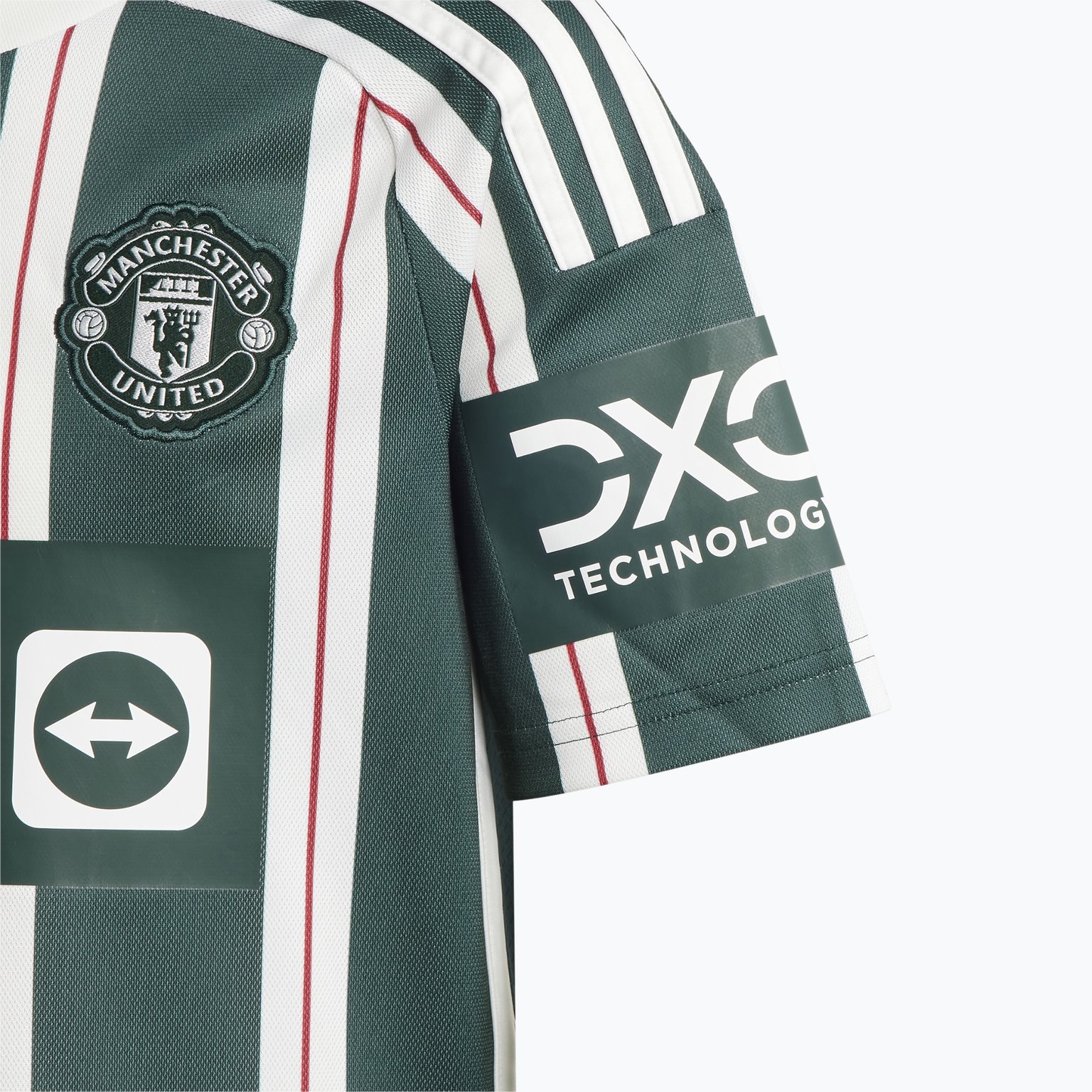 adidas Manchester United 23/24 Away JR matchtröja Grön