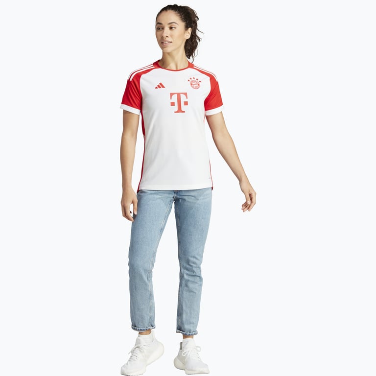 adidas FC Bayern 23/24 Home W matchtröja Vit