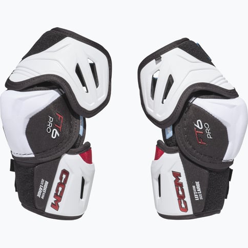 CCM Hockey Jetspeed FT6 Pro JR armbågsskydd Vit