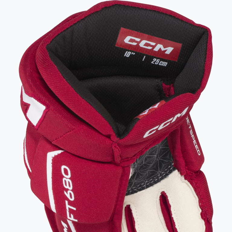 CCM Hockey Jetspeed 680 JR hockeyhandskar Röd