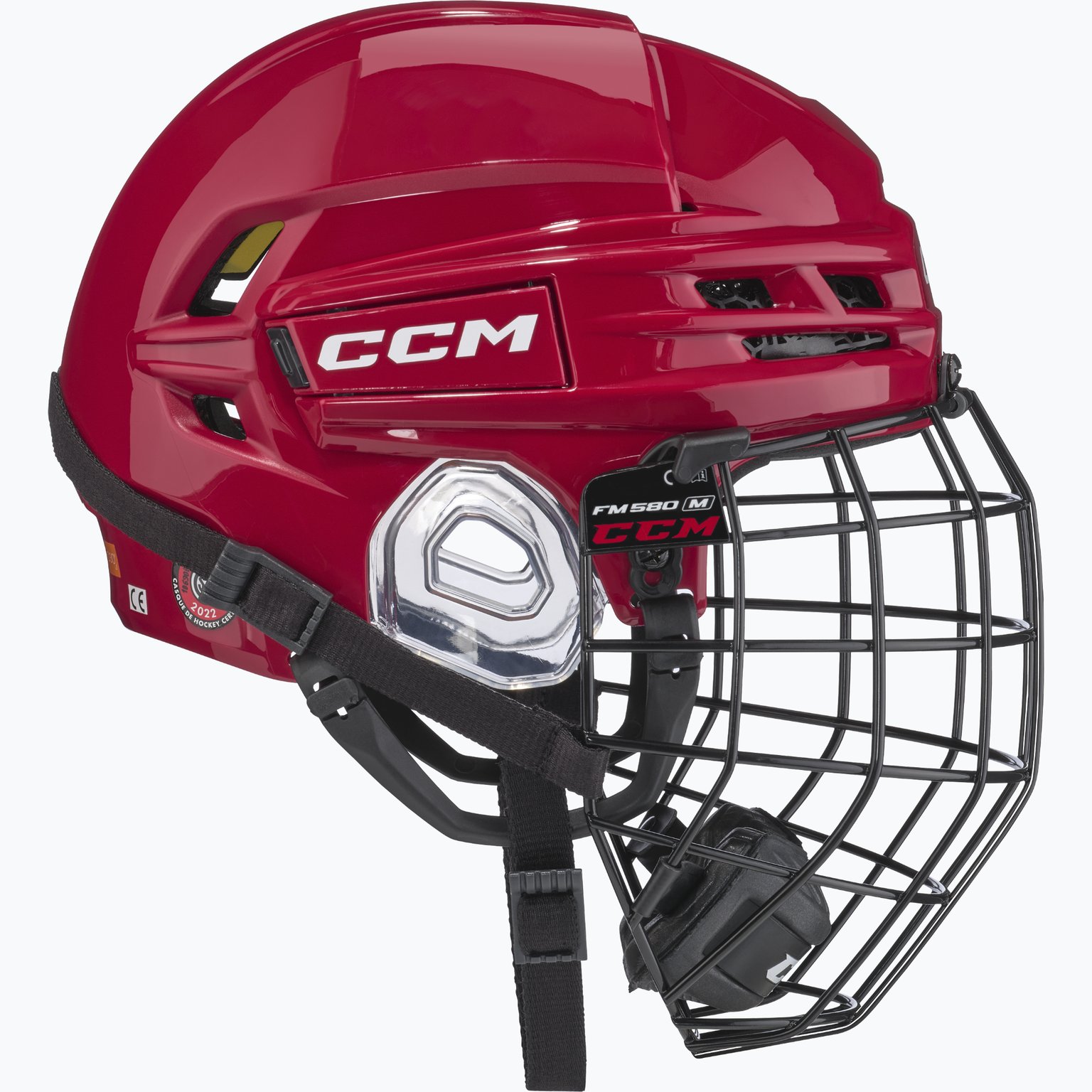 CCM Hockey Tacks 720 Combo hockeyhjälm Röd