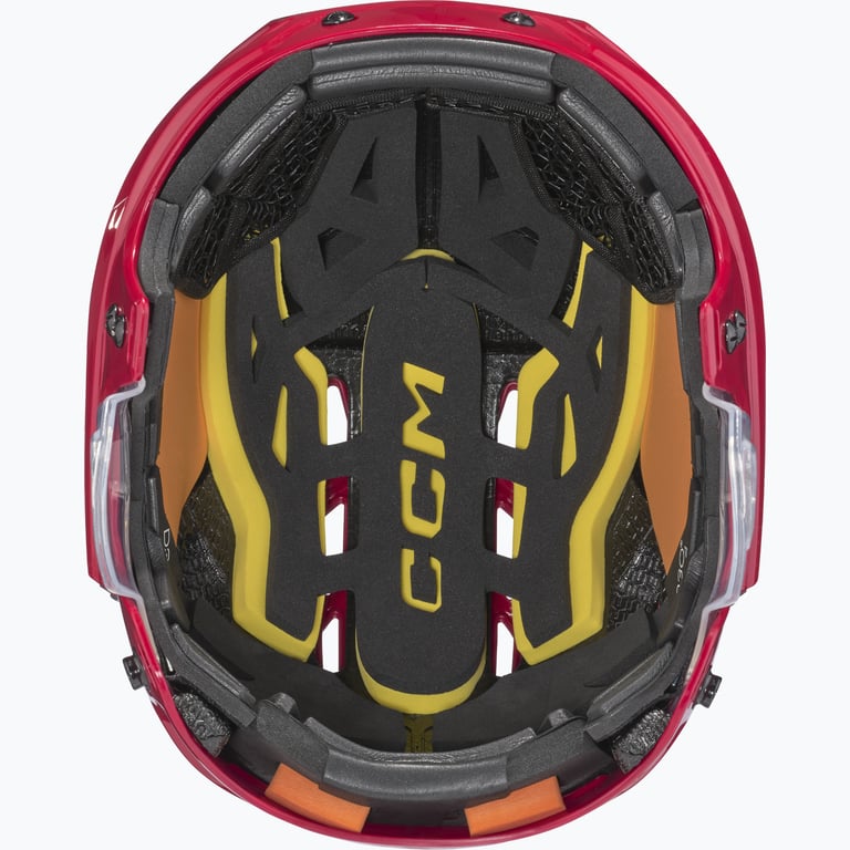 CCM Hockey Tacks 720 Combo hockeyhjälm Röd