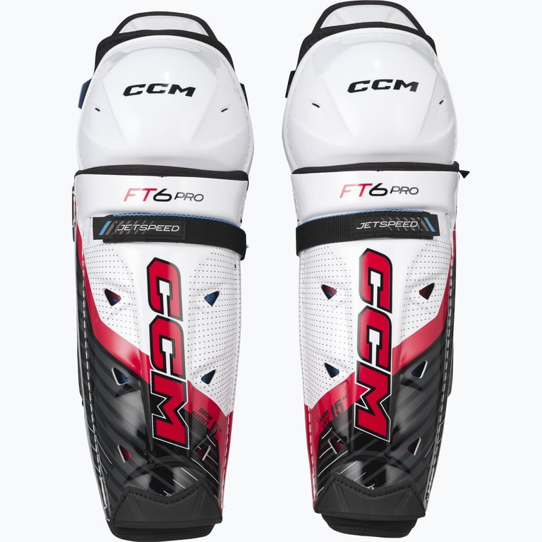 CCM Hockey Jetspeed FT6 Pro JR benskydd Vit