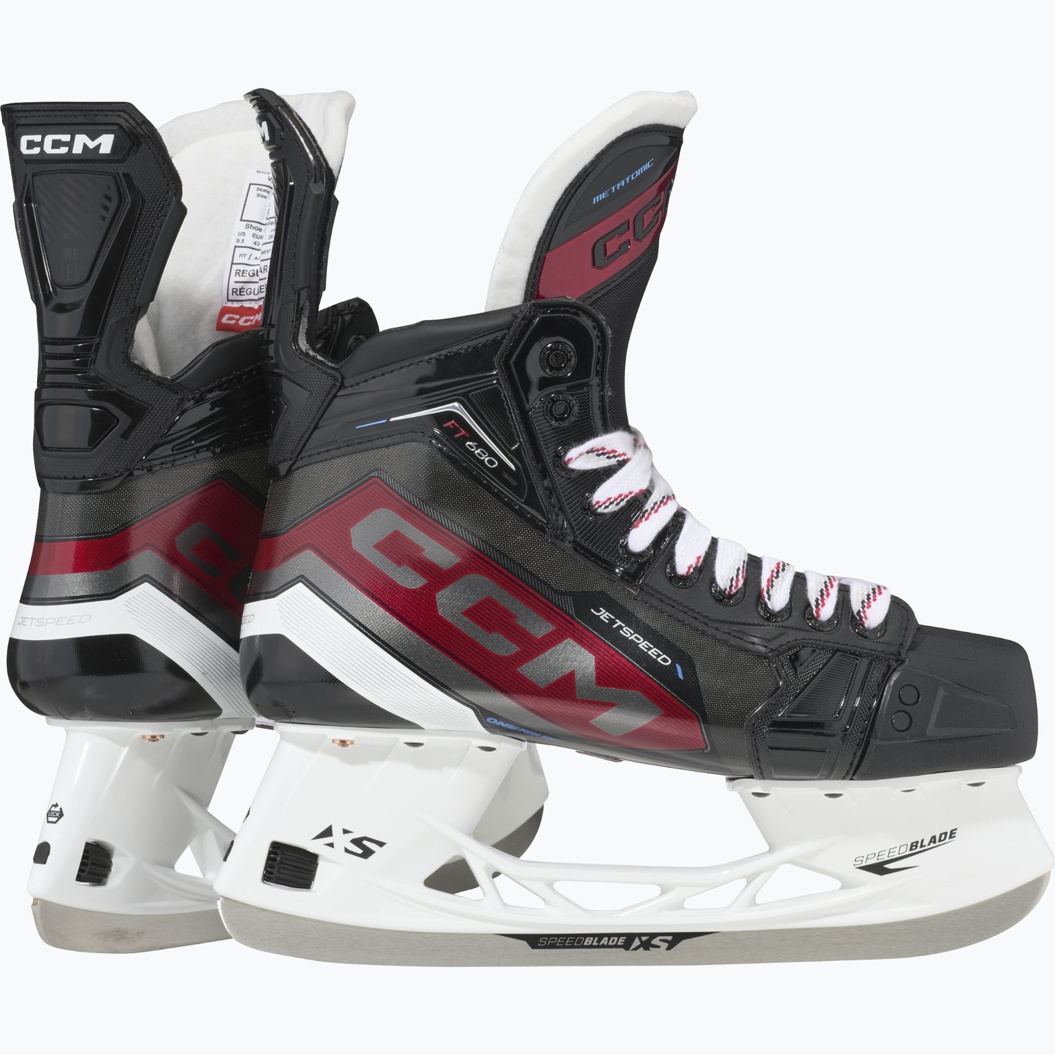 CCM Hockey Jetspeed FT680 SR hockeyskridskor Svart