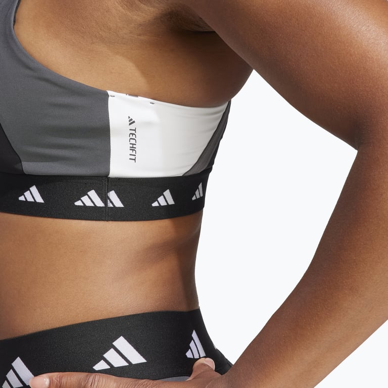 adidas Powerimpact Techfit Medium Support sport-BH Flerfärgad