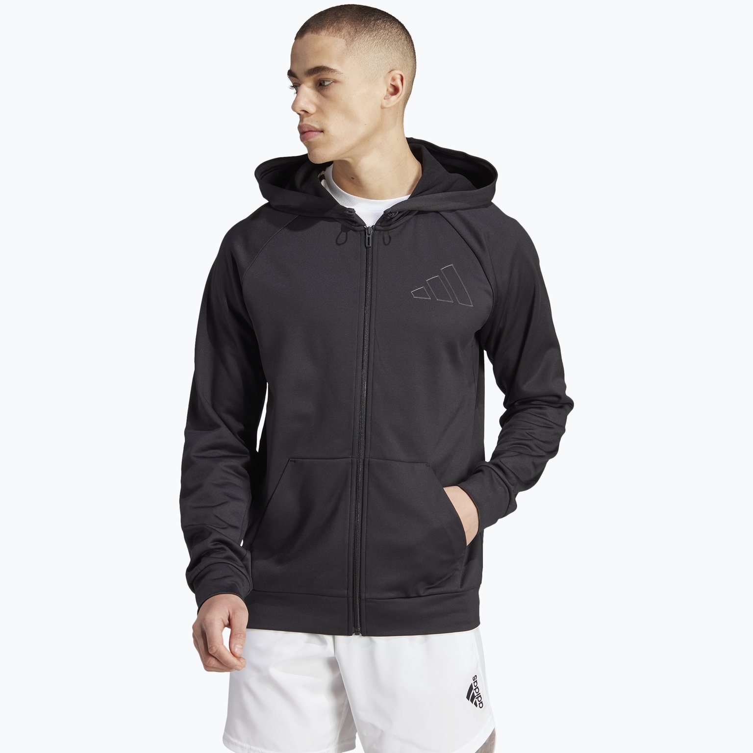 adidas Game And Go Full-Zip M träningströja Svart