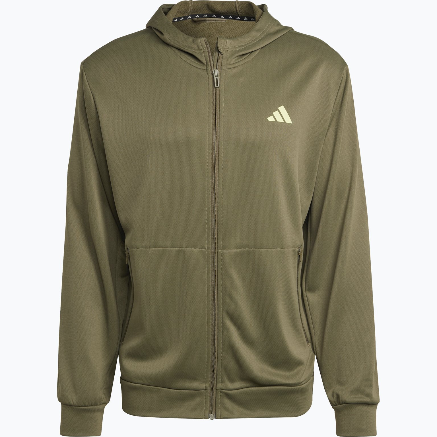 adidas Train Essentials Seasonal Full-Zip träningströja Grön