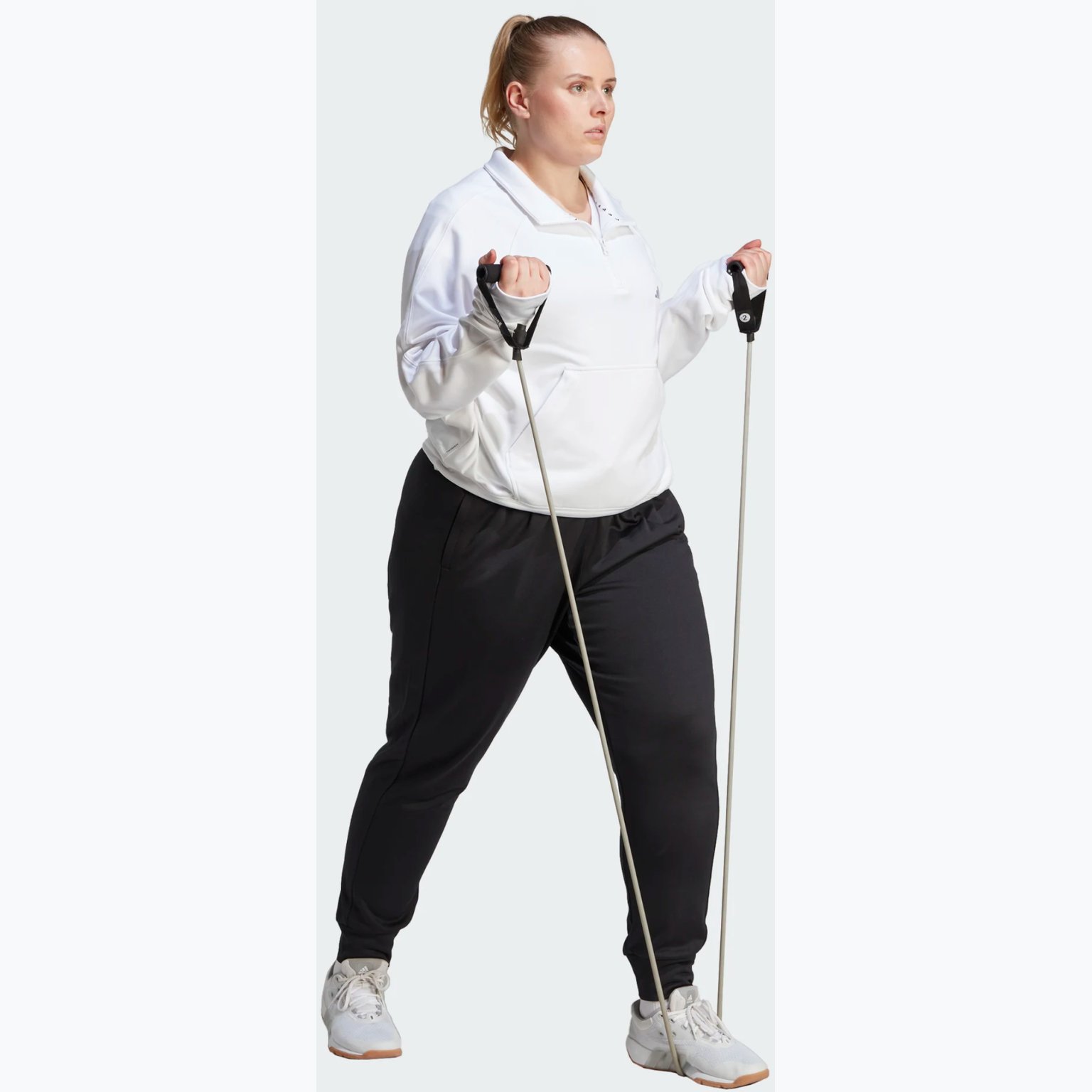 adidas Game and Go Tapered Plus Size träningsbyxor  Svart