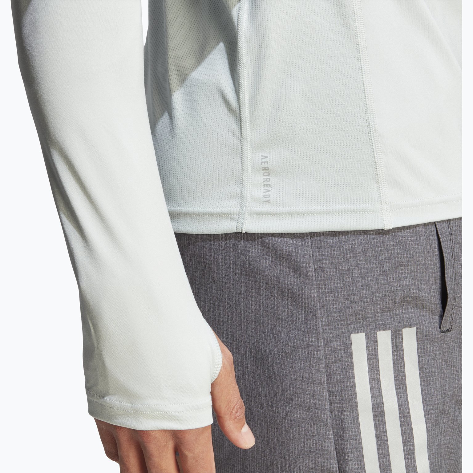 adidas Own The Run 1/4 Zip M löpartröja Vit