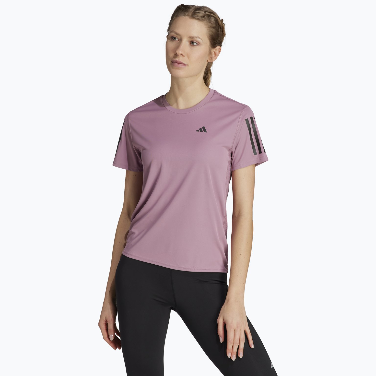 adidas Own The Run W träningst-shirt Lila